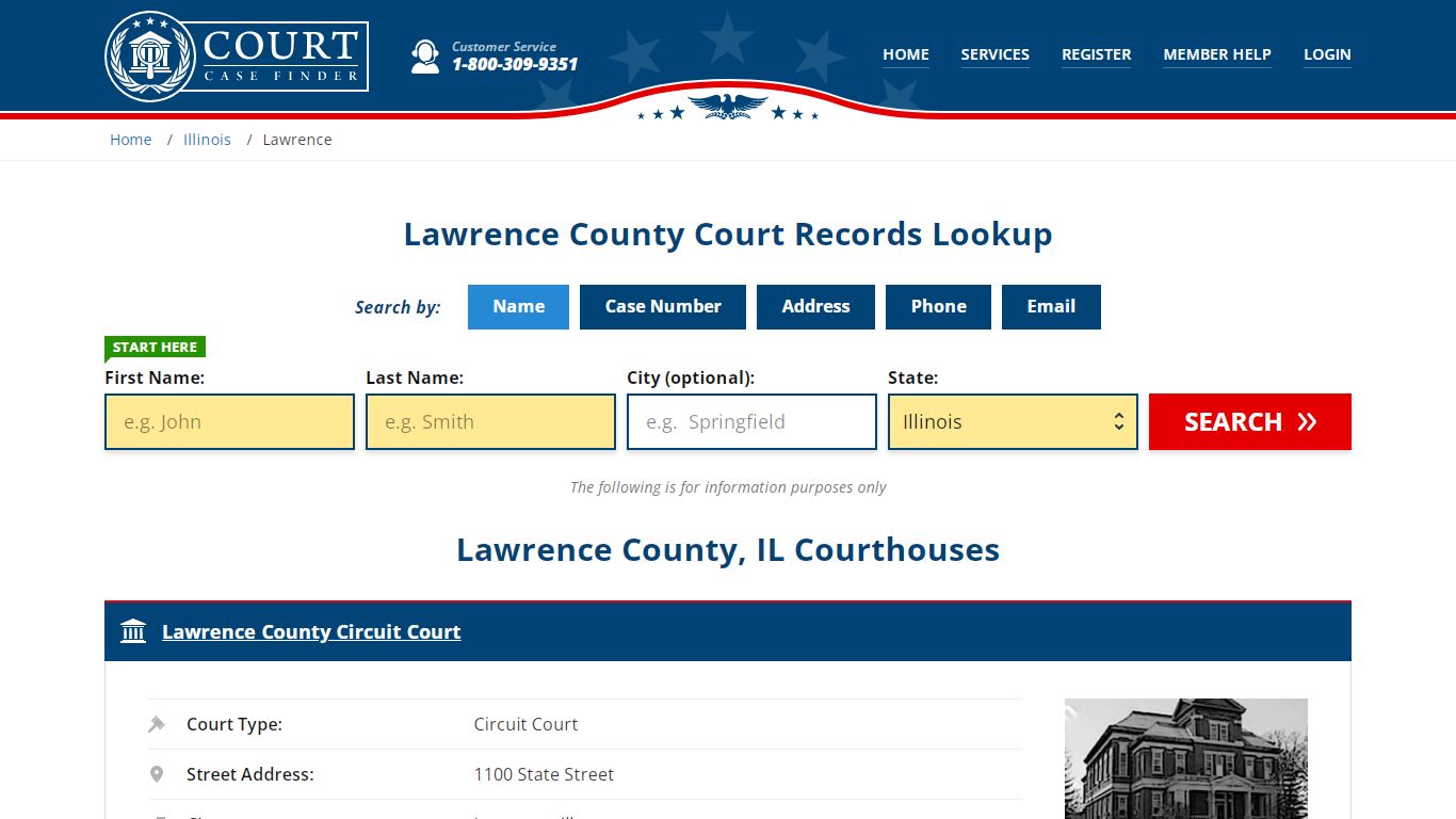 Lawrence County Court Records | IL Case Lookup